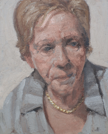 Portrait of E.W. <i>oil on panel, 21x26cm</i><br>2024