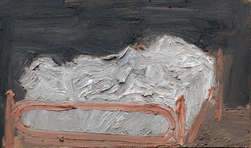 Bedclothes Piled Up <i>oil on panel, 19.5x11cm</i><br>2024